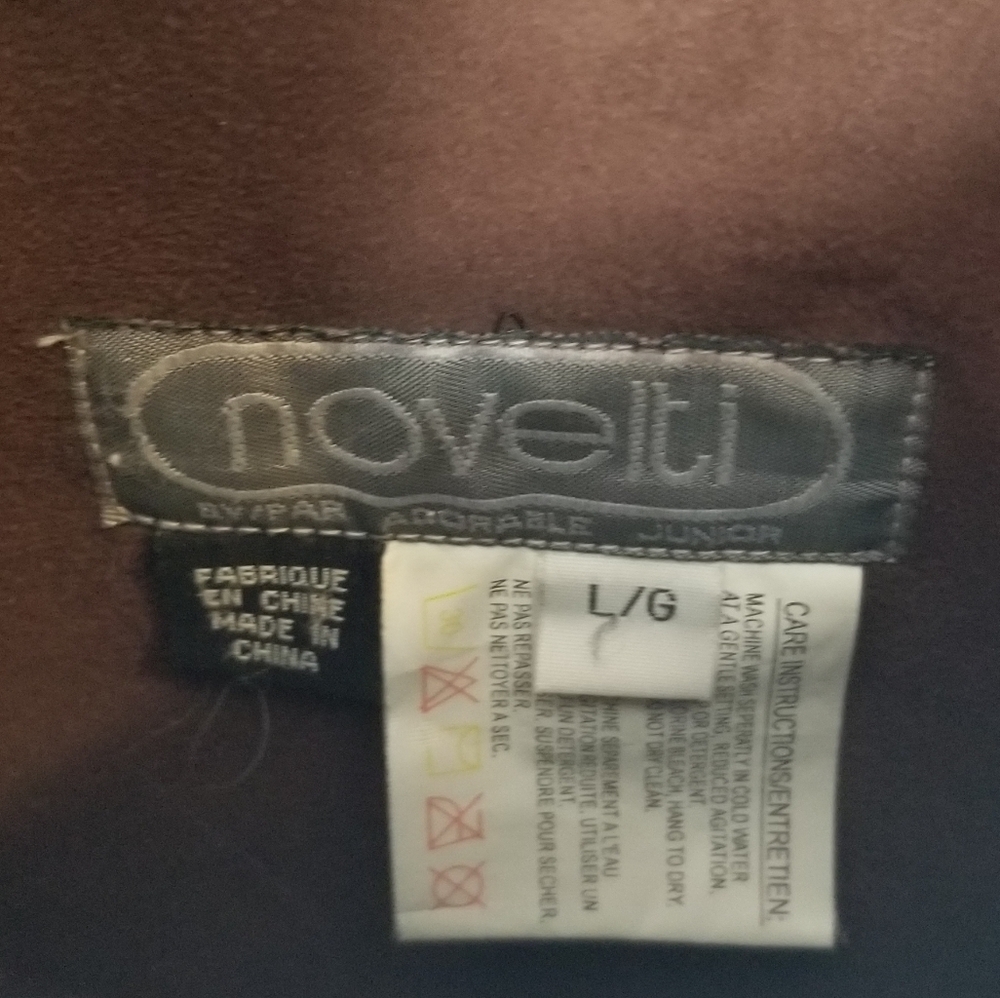 Brown Novelti Vest Size Large - Picture 4 of 4
